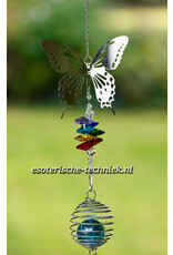 Apatite & Shungite Orgonite Butterfly Window Hanger