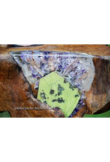 Orgonite meditatie kruk met edelstenen en mineralen