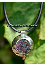 Orgoniet Hanger van 925 Zilver met Cupriet, Herkimer Diamant, Shungite en Arkansas Bergkristal, VERKOCHT