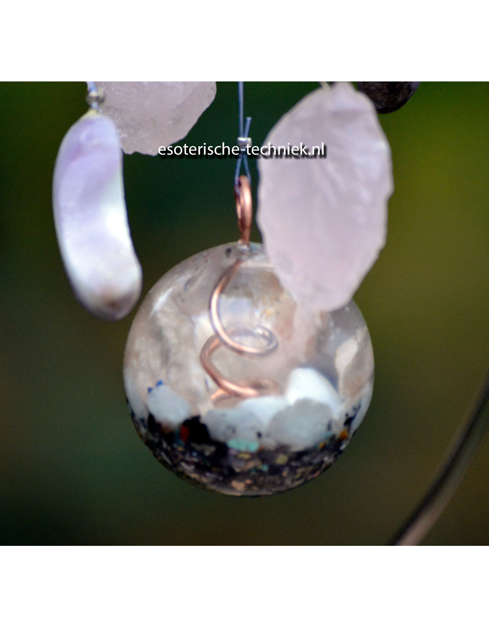 Orgonite Mobile with Crystals | Golden Triangle