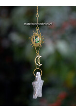 Raamhanger orgonite met Seleniet ster.