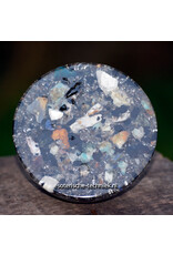 Shattuckiet orgonite cone met Blauwe Obsidiaan en Shungite. Bescherming tegen 5G, straling en negatieve energie.