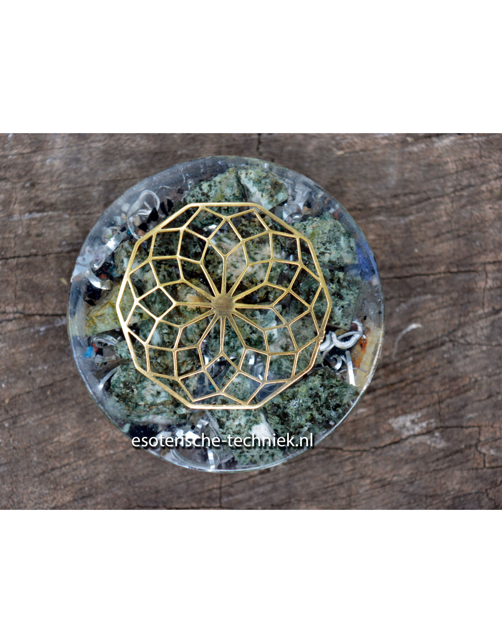 Preseli Bluestone Charging Disc with Various Geometric Symbols