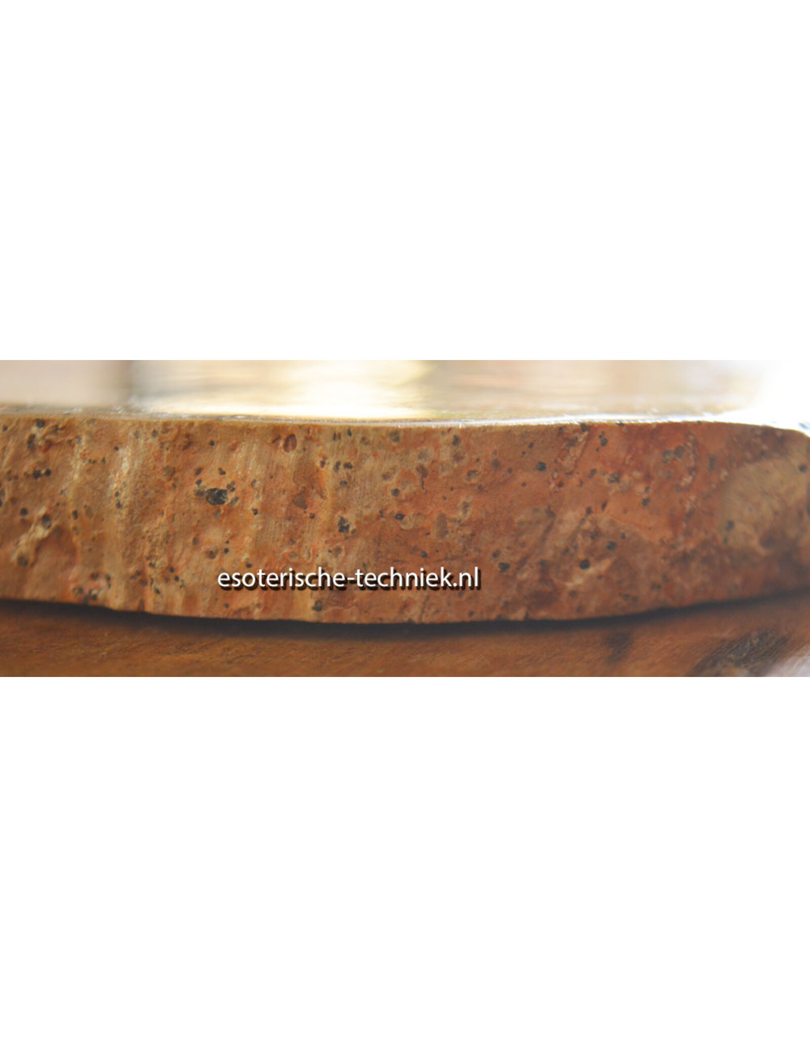 Orgonite Versteend Hout met Nuummiet, Rode Jaspis, Azeztuliet en Shungiet