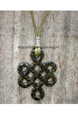 Orgone Orgonite hanger Keltische oneindigheids knoop Preseli Bluestone