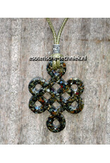 Orgone Orgonite hanger Keltische oneindigheids knoop Preseli Bluestone