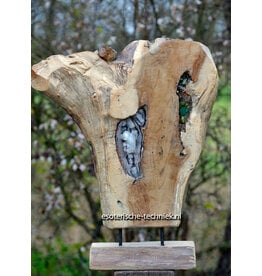 Orgonite huisbescherming van teakhout