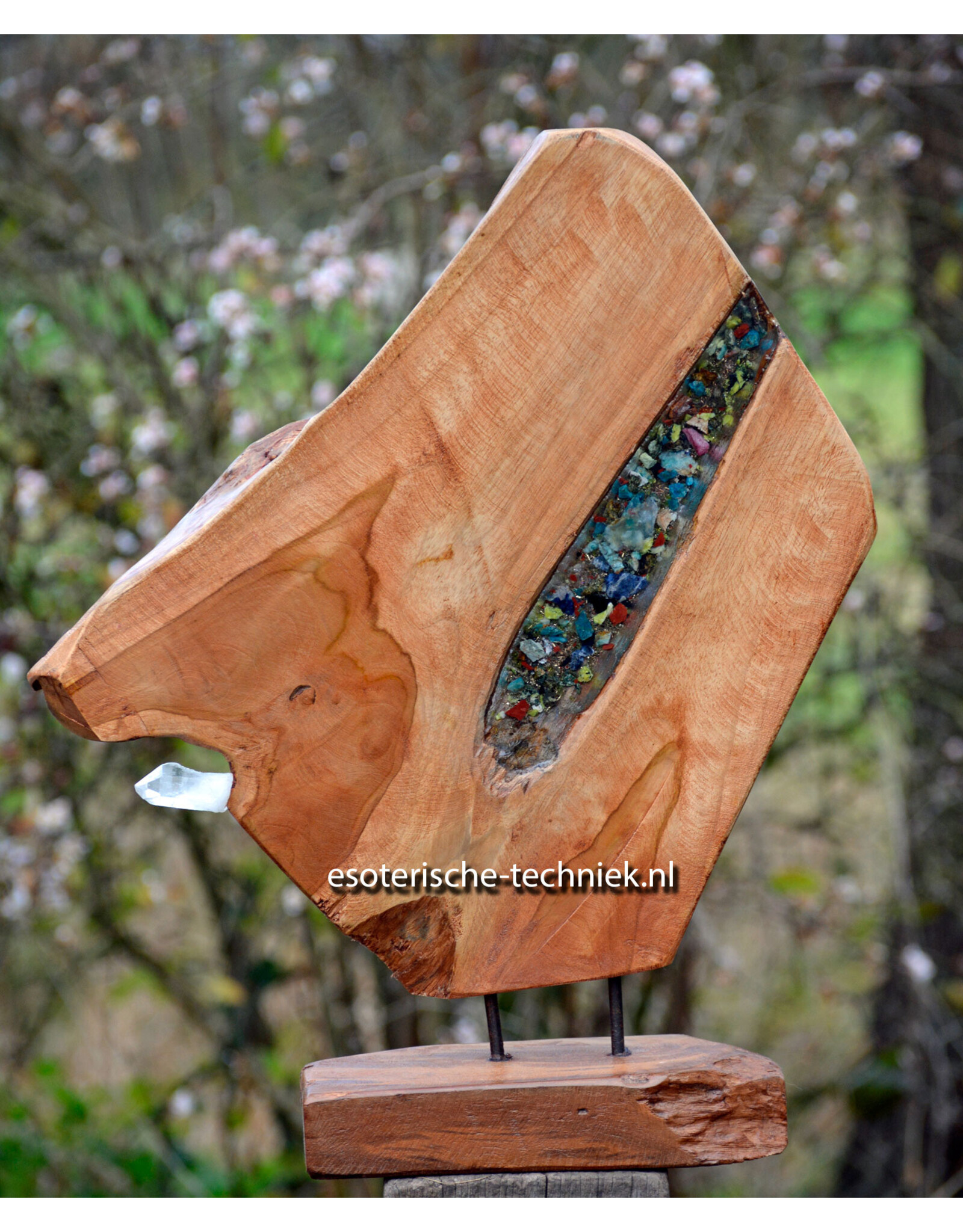 Orgonite Home Protection | Unique Teak Root Decoration