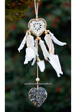Orgonite Window Pendant Pinolite & Shungite | EMF Protection