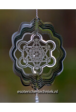 Orgonite Window Hanger Metatron Cube with Shungite & Crystals