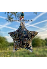 Orgonite stralingswerende raamhanger Malchiet, Lapis Lazuli en Shungite