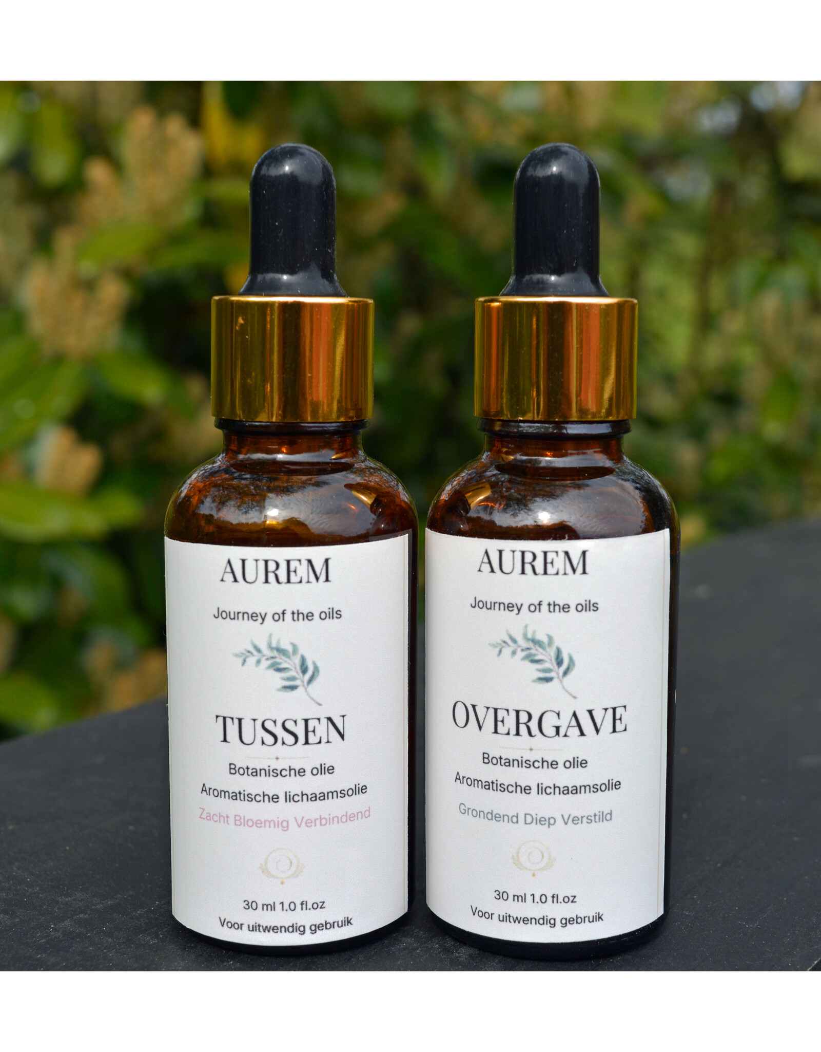 AUREM Etherische olie set TUSSEN en OVERGAVE voor Loslaten en Flow