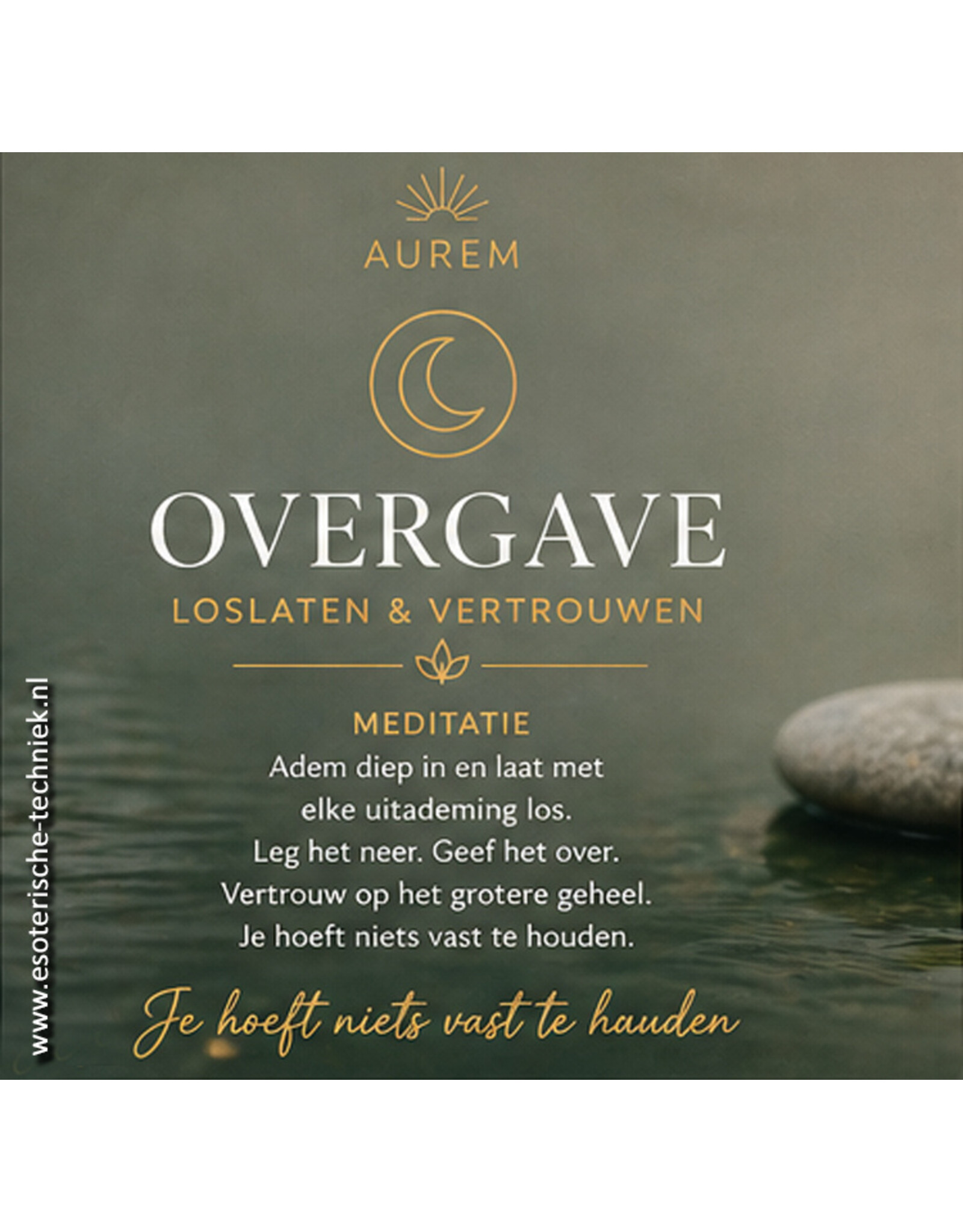 Aurem OVERGAVE Fase 6 etherische olie blend voor Vertrouwn en Loslaten.