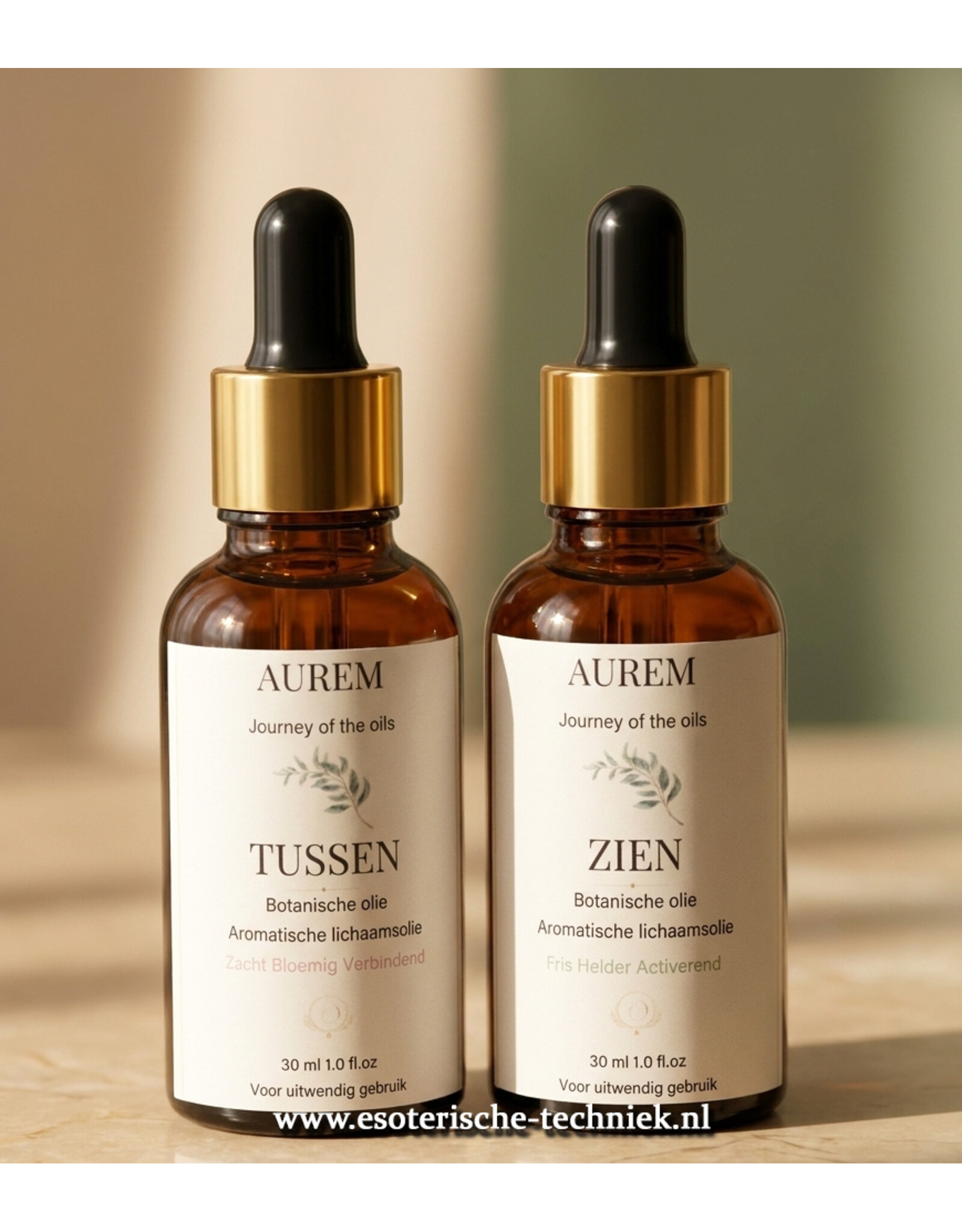 Etherische olie set ZIEN en TUSSEN voor Focus en Helderheid
