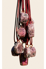 Orgonite edelsteen hanger ruwe Robijn