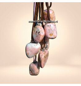 Orgonite Rhodochrosiet Pyriet hanger