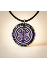 Orgone orgonite 24k vergulde MWO hanger met diverse kristallen en mineralen