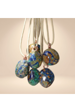Orgone Orgonite edelsteen hanger Azuriet Malachiet