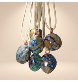 Orgonite Azuriet Malachiet hanger