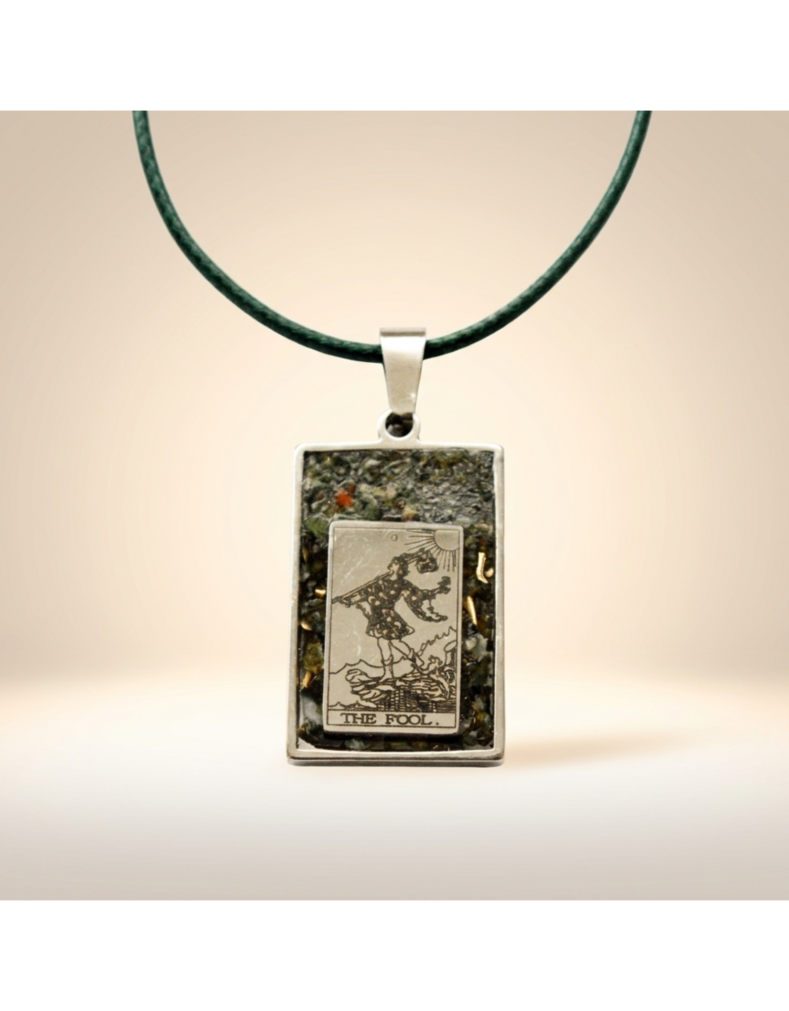 Orgonite Tarot Pendant with Preseli Bluestone – Stonehenge Stone
