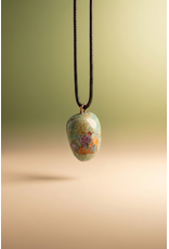 Orgonite hanger Robijn in Fuchsiet