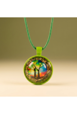 Orgonite  gekleurde hanger voor kinderen met diverse afbeeldingen