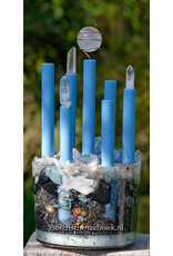 Cloudbuster Chembuster met Seleniet, Trolleiet, Shungite, Herkimer Diamanten & Bergkristal