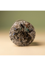 Orgonite Cone met Preseli Bluestone, Pyriet en Vuursteen