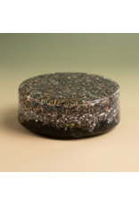 Orgonite Oplaadschijf met Mineralenmix, Lapis Lazuli, Chrysocolla, Lizardiet, Bergkristal, Mookaiet en Apatiet