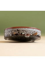 Orgonite Oplaadschijf met MWO-antenne, Shungite, Herkimer-kristallen en Rode Calciet