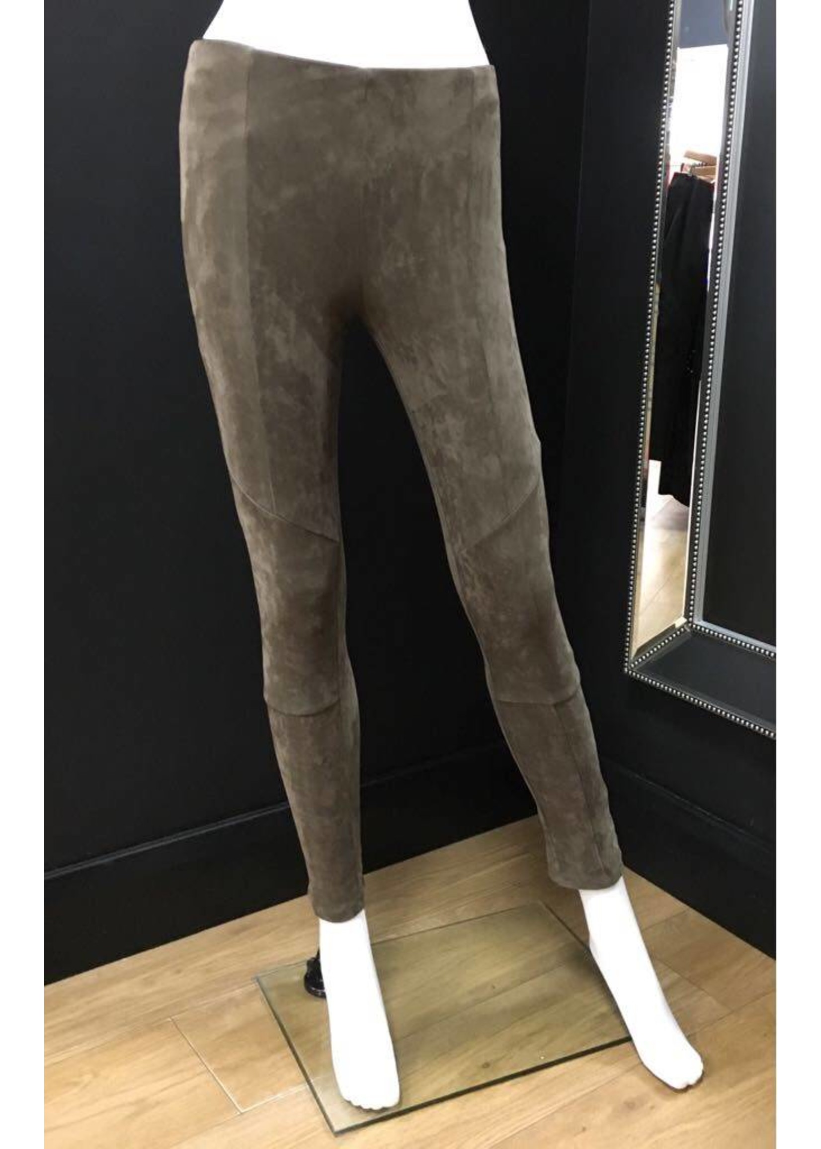 Faux suede leggings - mi chica boutique 