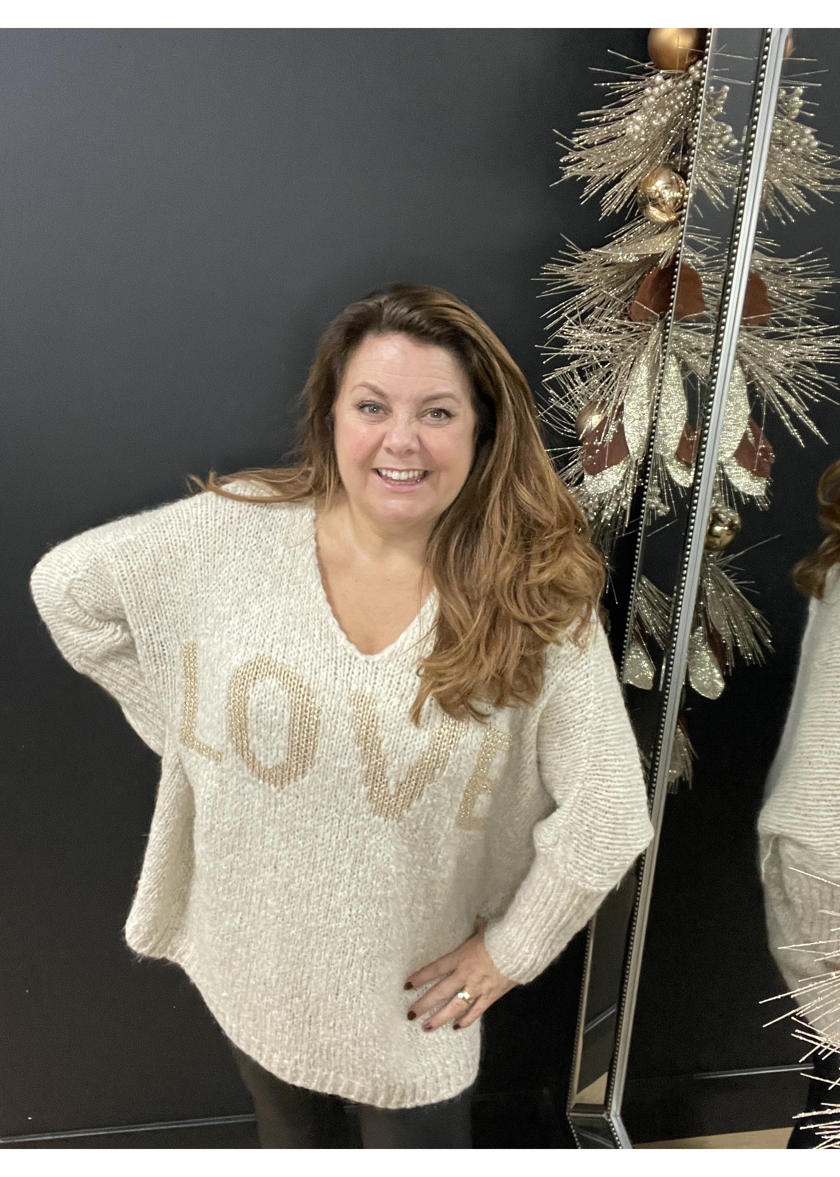 oversized love jumper