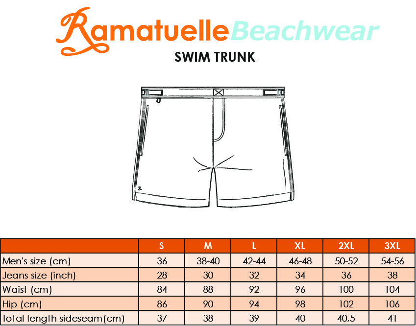 Swim 365 Size Chart