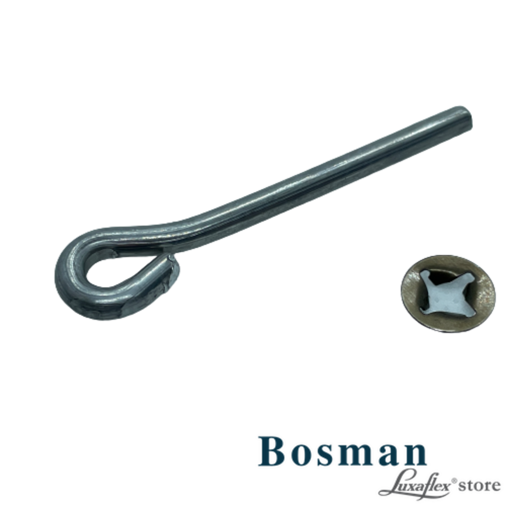 Luxaflex Zijgeleidingsoogje met borgring