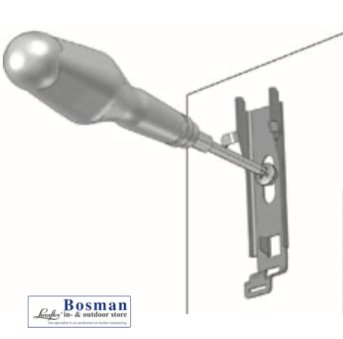 Editie Regeneratie Blind vertrouwen Montage clip voor montage profiel twist rolgordijn - Bosman Luxaflex® Store