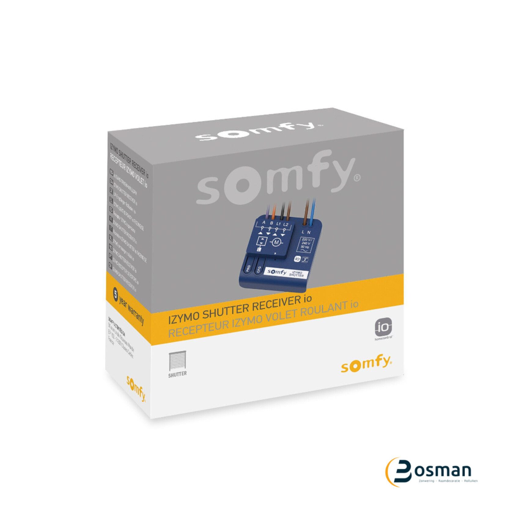 Somfy ontvanger i/o inbouw (izymo)