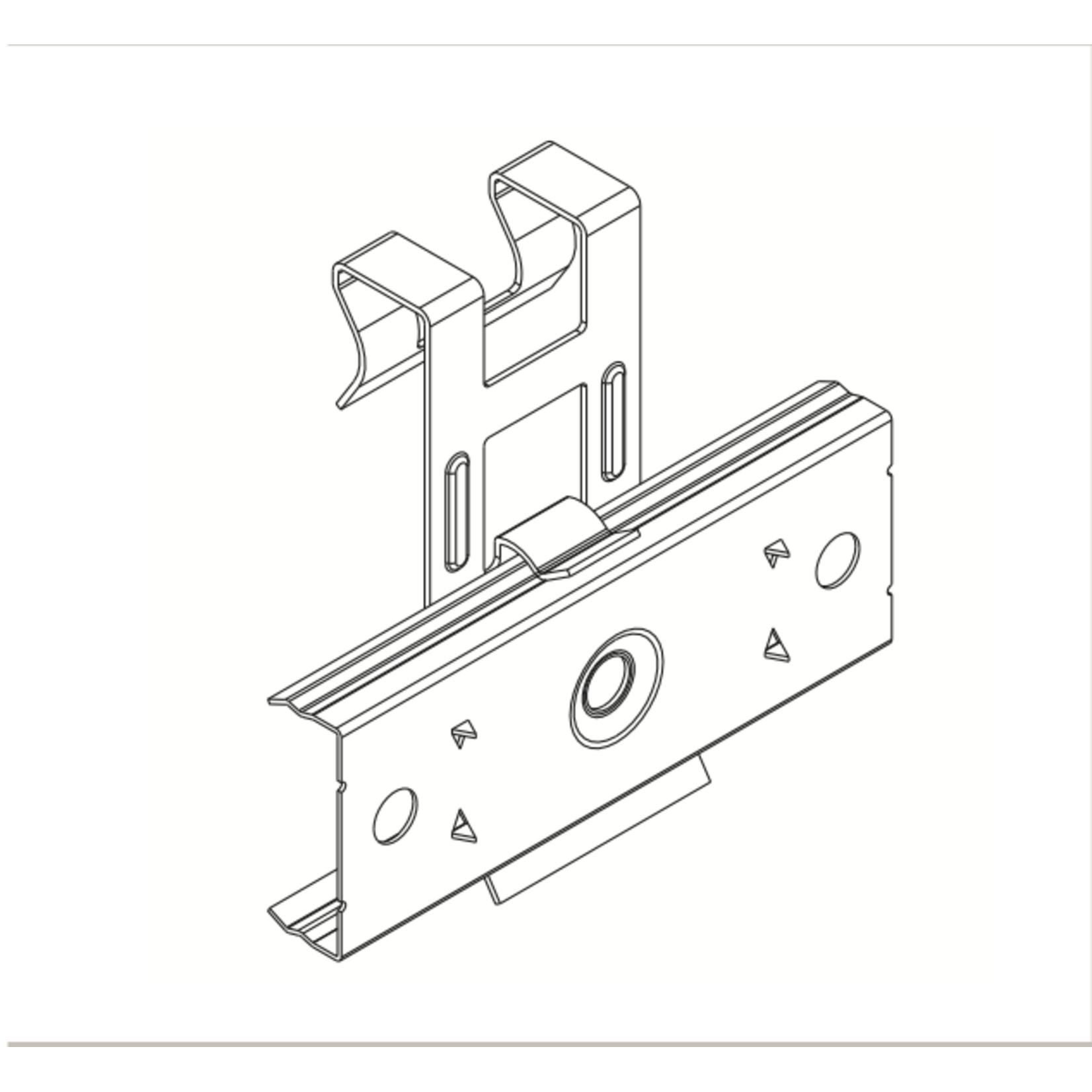 Luxaflex Koofsteunclip 50mm houten jaloezie
