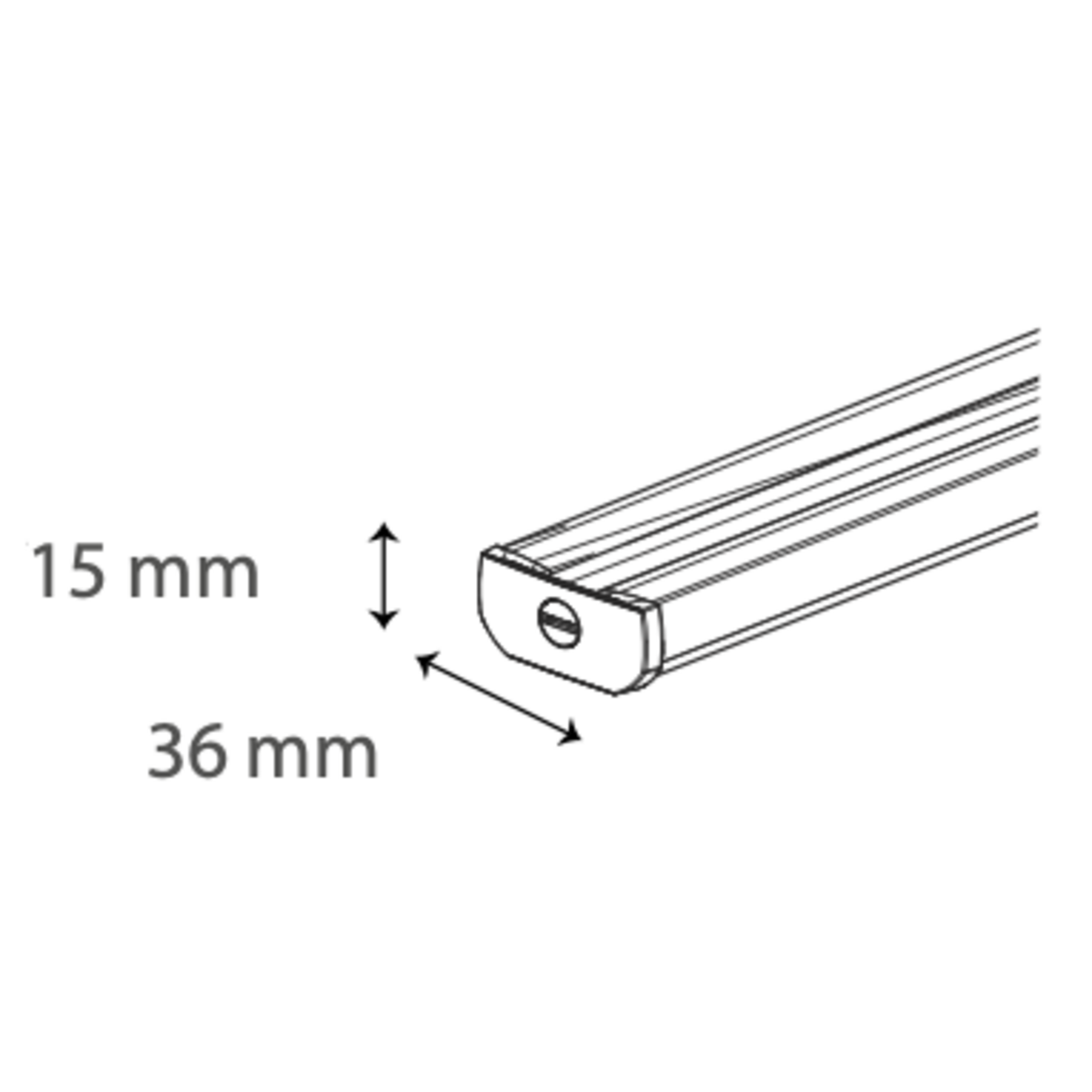 Luxaflex Eindkap 32mm onderlat