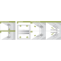 Luxaflex Spanvoet open