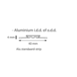 Unilin Onderdorpel voor hordeur allure en allure +