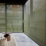 Horizontale  jaloezie aluminium & houten