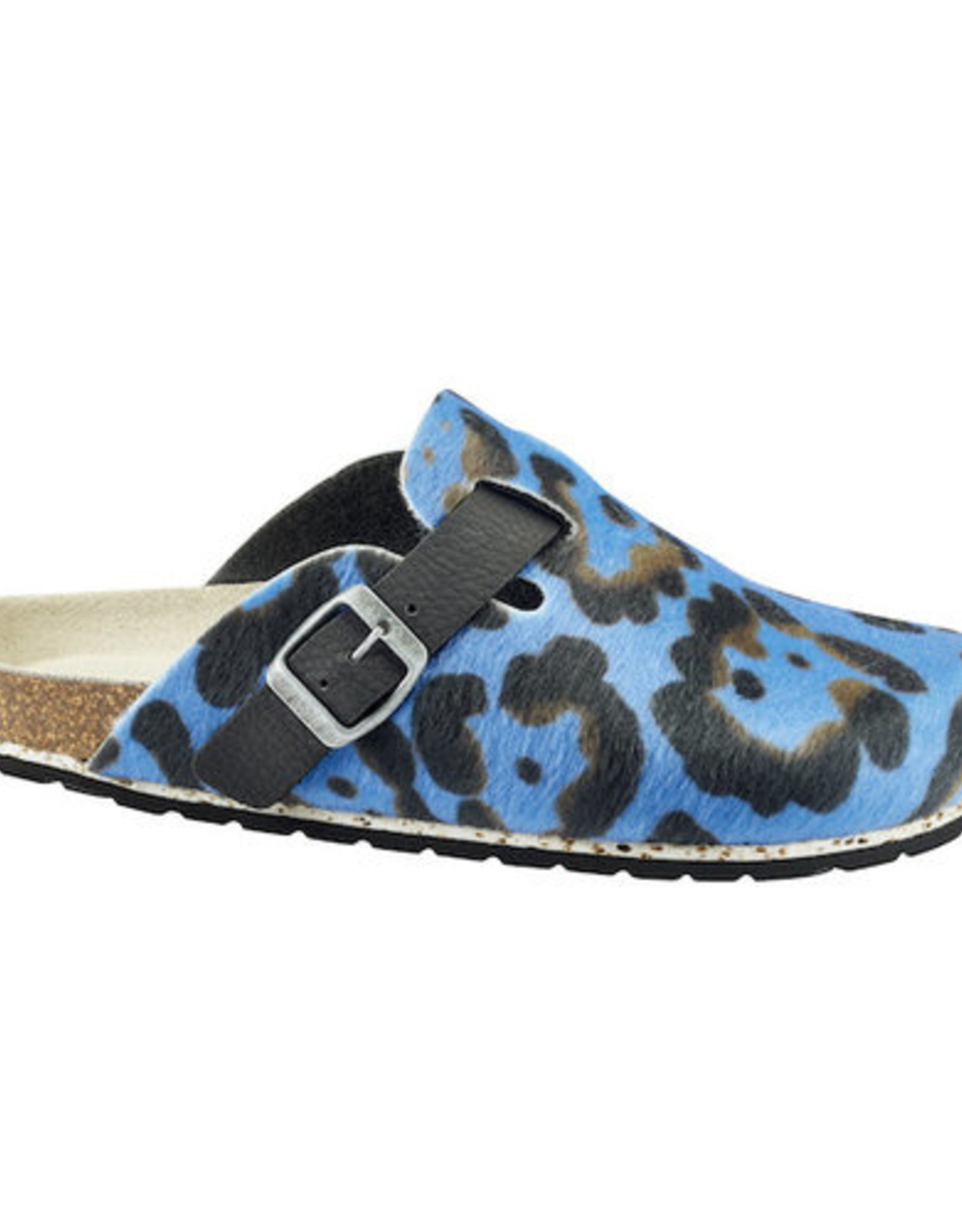 Sanita  Bio sandal 480070 leopard blau