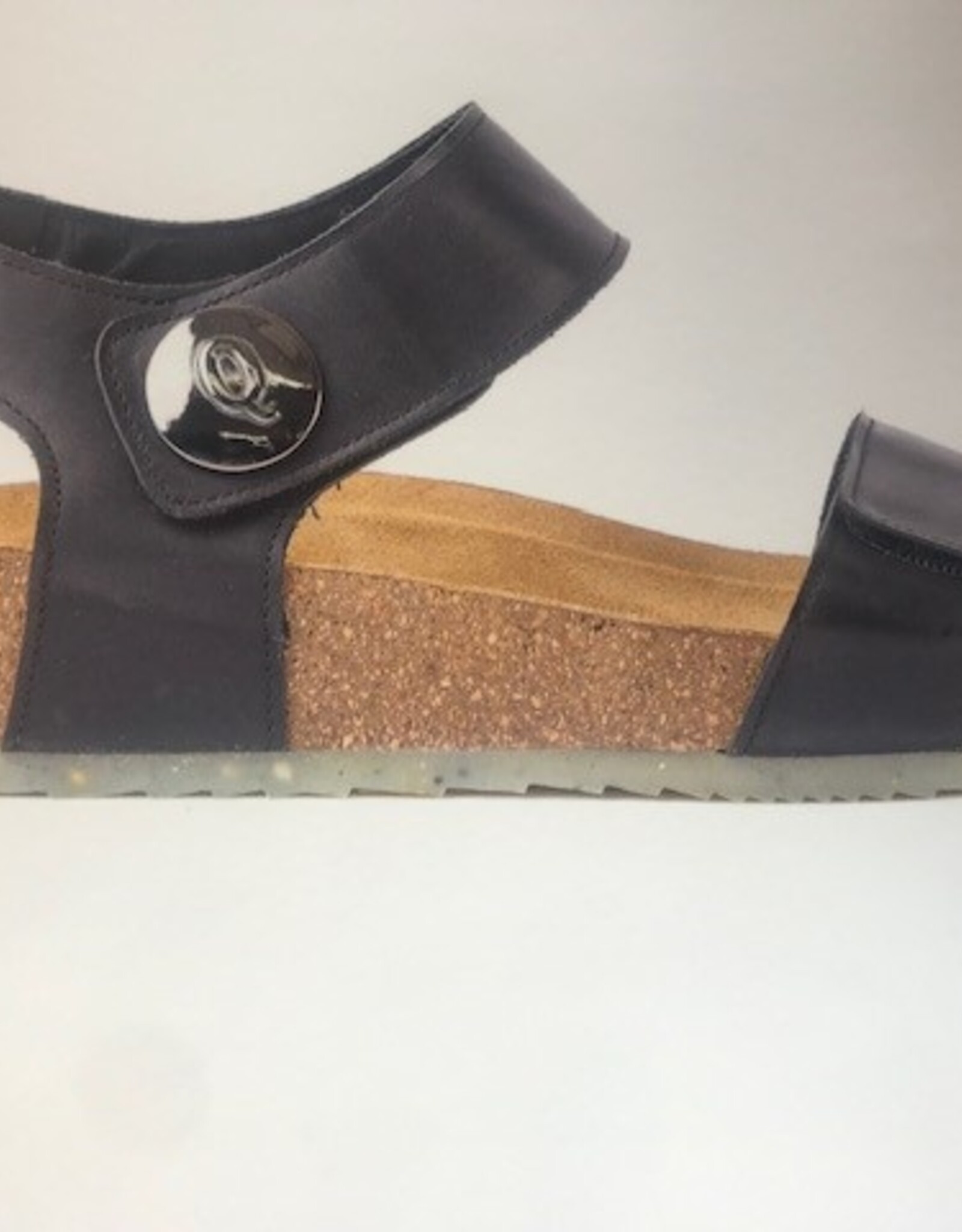 Q-Fit Home Shoes Mila zwart leer -/-30%