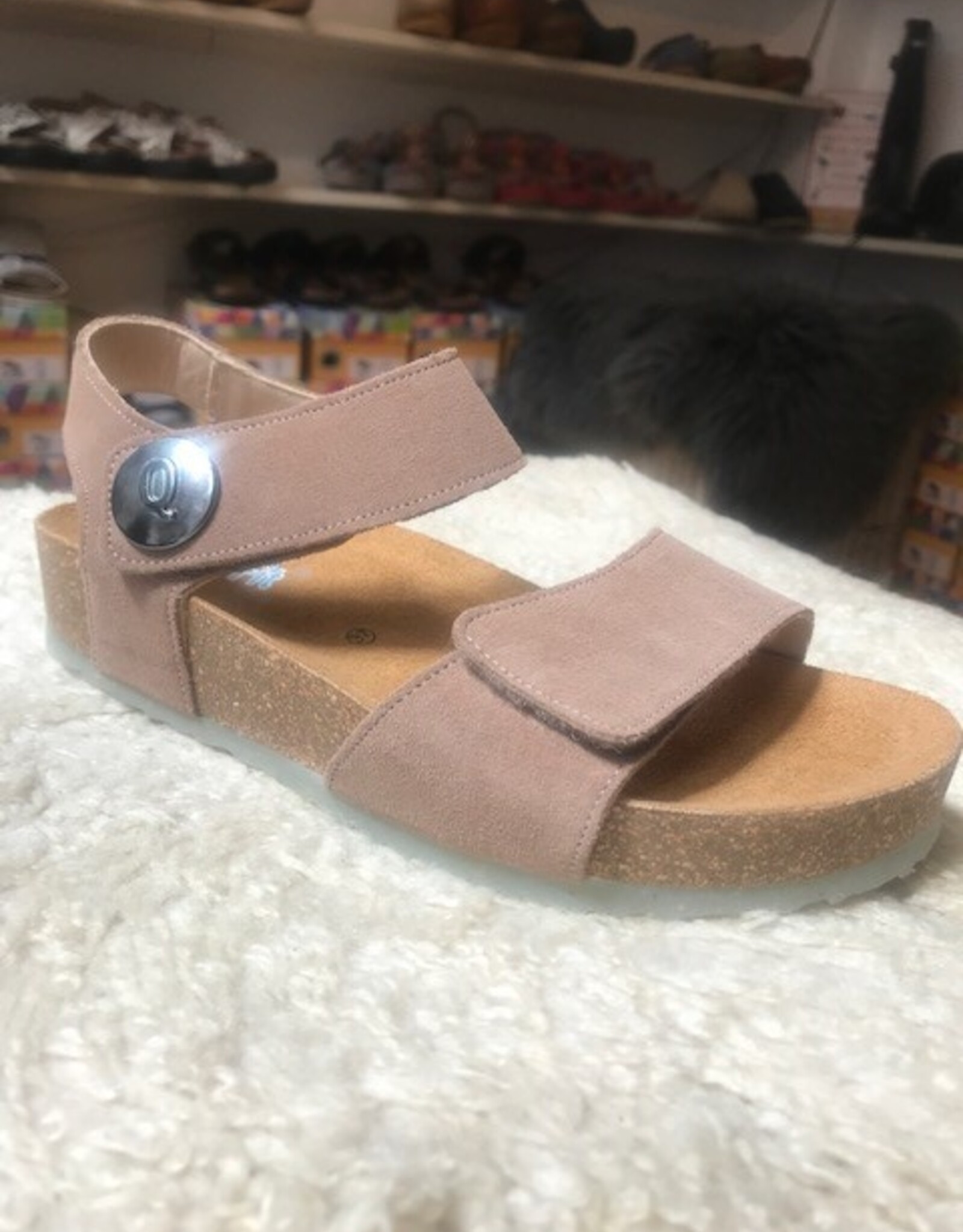 Q-Fit Home Shoes Mila  taupe -/-25%