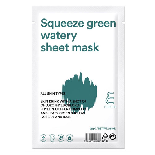 E Nature Squeeze Green Watery Mask E Nature Squeeze Green Watery Mask