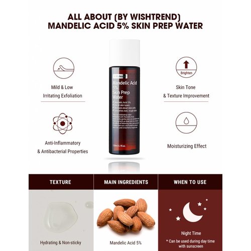 By Wishtrend Mandelic Acid 5% Skin Prep Water 30ml (Miniatuur Versie)