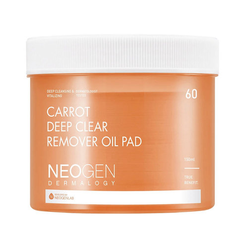 Neogen Carrot Deep Clear Remover Oil Pad Neogen Carrot Deep Clear Remover Oil Pad