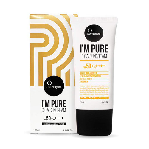 Suntique I'M PURE Cica Suncream SPF50+ PA++++ Suntique I'M PURE Cica Suncream SPF50+ PA++++