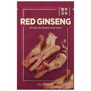 The Saem Natural Red Ginseng Sheet Mask The Saem Natural Red Ginseng Sheet Mask