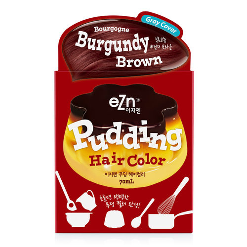 eZn Pudding Hair Color Bourgogne Burgundy Brown eZn Pudding Hair Color Bourgogne Burgundy Brown